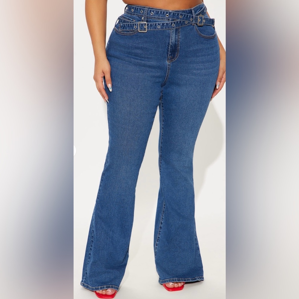 Born To Ride High Rise Flare Jeans - 7 - Picture 4 of 4